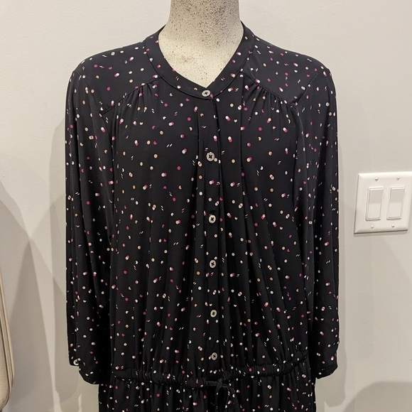 Penningtons Black dot pattern Fit and Flare Dress Size 3x - Picture 7 of 14